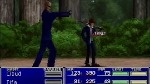 FFVII - LLNMIENA Challenge - Reno & Rude in Gongaga