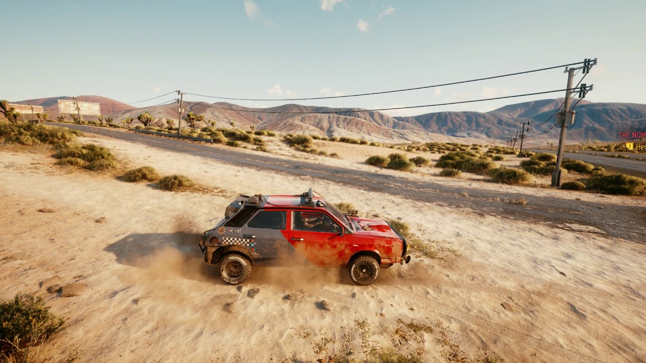 Test Driving in Badlands Cyberpunk 2077 YouTube