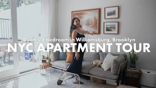 NYC APARTMENT TOUR | 2 bedroom apartment with huge private outdoor space in Williamsburg, Brooklyn