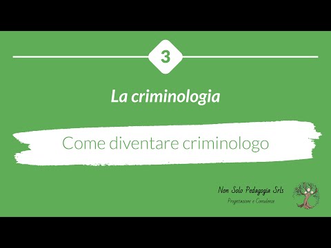 Video: Quanto guadagna un criminologo in un anno?