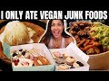 I ONLY ATE VEGAN JUNK FOOD FOR 24 HOURS