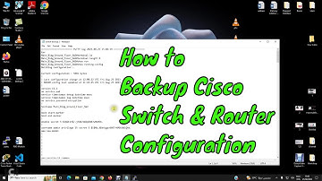 How to Backup Cisco Switch Configuration