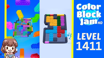 Color Block Jam Level 1411 Solution Walkthrough