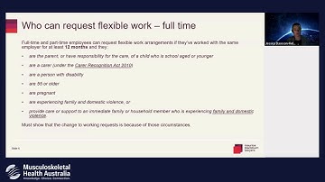 Your rights at work - flexible work arrangements