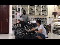 Nghe thử 5 mẫu pô độ trên Honda CB650R | Phượt Safety Sài Gòn