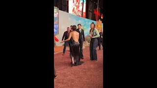 Awkward Zendaya moment on Euphoria red carpet