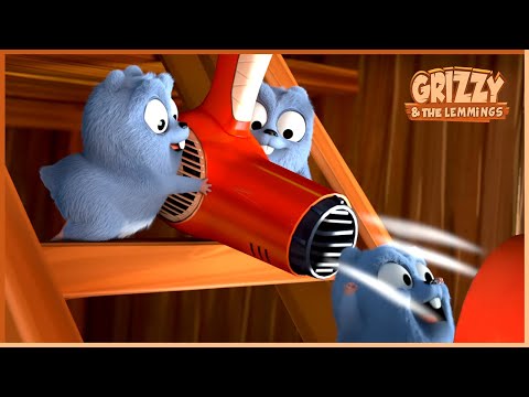 Lemmings Under Pressure | Grizzy x The Lemmings Clip | Cartoon For Kids