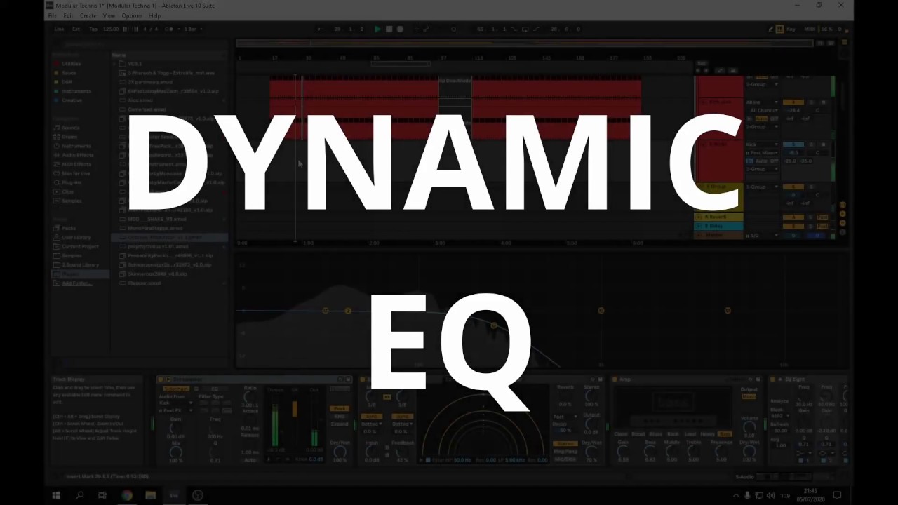 How To Make a Dynamic EQ In Ableton Live (USING STOCK PLUGINS) - YouTube