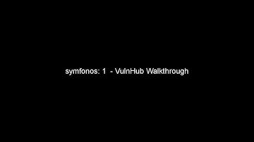 symfonos: 1  - VulnHub Walkthrough