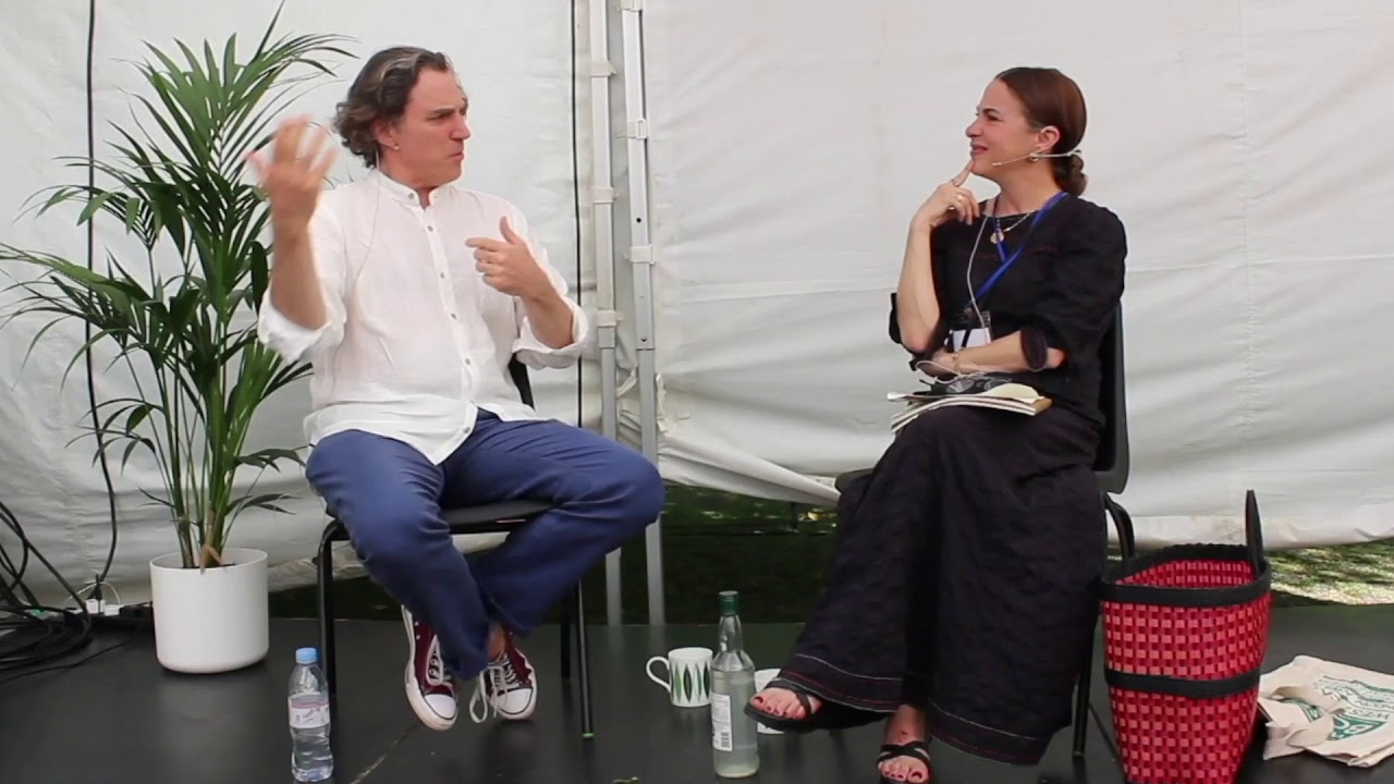 Alexander Newley interviewed at the Queens Park Book Festival 2019