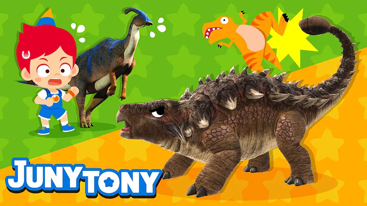 *𝗡𝗘𝗪* Dinosaur Songs Compilation 🦖🦕 | Colorful Dino Eggs, T-Rex | BEST Kids Songs | JunyTony