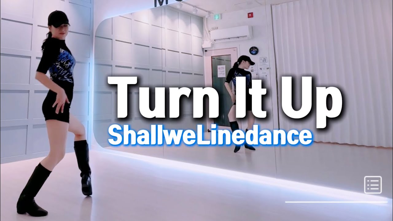 [전곡영상] Turn It Up Linedance / Improver Level / Bruno Mars / Sory Sung(KOR) - August 2025 / Demo