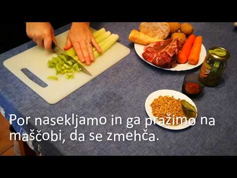 Video: Mesna Enolončnica