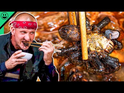 Asia's Shocking Tarantula Soup! Rare Village Food in Vietnam!!