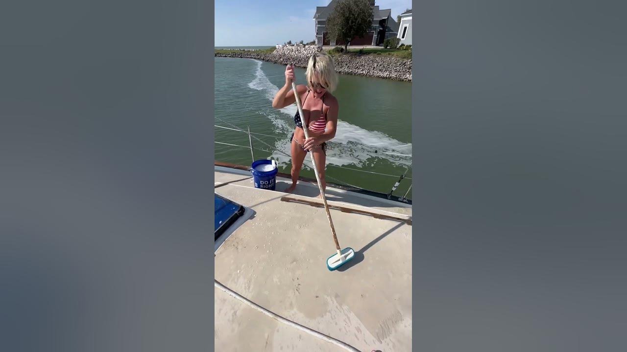 Scrubbing swabbing the deck youtube