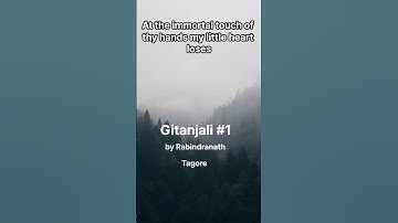Language of Love : Gitanjali  Rabindranath Tagore #india #poetry BMG:Plaisir D