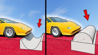 Vehicles VS Reversed & Normal bump in BeamNG drive #3