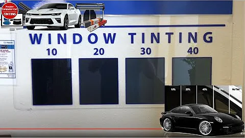 How Dark Of Car Window Tinting Should You Get? | 10% - 40% Tint Spectrum
