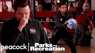 Tom Schools Ron At Bowling - Parks and Recreation
