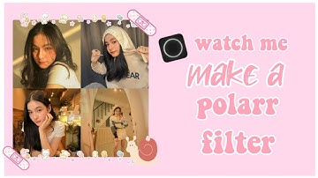 WATCH ME MAKE A POLARR FILTER 🍪 || POLARR 📸