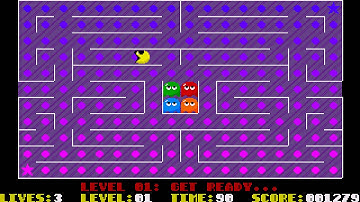 ATARI ST Snacman SNAC MAN SNACK MAN 1994 PAC MAN PACMAN CLONE BLACK GLASSES Impact Software SWSTE