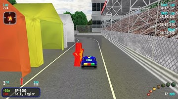 Re-Volt Custom Track Bijou Speedzone by, Zeino, 16 Cars 4 Laps & Pickups!