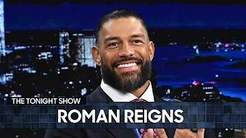 Roman Reigns Addresses Dwayne "The Rock" Johnson WrestleMania Rumors (Extended) | The Tonight Show