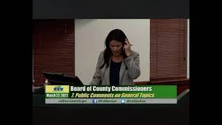 Bringing sex trafficking awareness to Collier County Commissioners