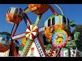 Outdoor activities: Carnival FunFair rides, Amusement park, ferris wheel, carousel,  Blue Orange
