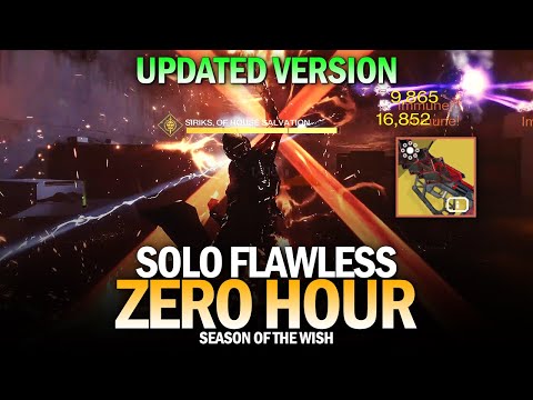 Solo Flawless Zero Hour Exotic Mission (First Completion / New Version) [Destiny 2]