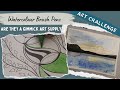Using Watercolour Brush Pens for the 1st time Tips Tricks and mistakes and conclusion King Art