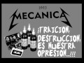 METALLICA - MECANICA (1993) cover Traicion, destruccion (7)
