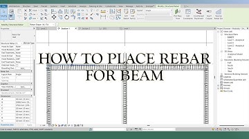 How to Place Rebar for Beam in Revit (Tagalog)