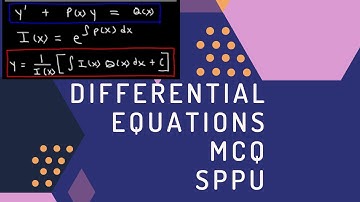 Engineering Mathematics 2 | Differential equations | SPPU | MCQ | Part 2