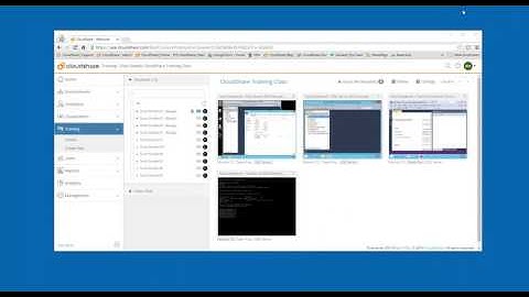 CloudShare Training Introduction