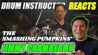 Drum Instructor Reacts to Smashing Pumpkins Drummer Jimmy Chamberlin | Reacting to Jimmy Chamberlin