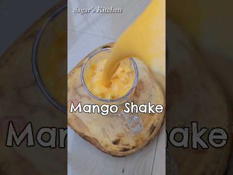 Mango Shake Very Simple and Delicious #YouTubeShorts #Shorts #Viral #MangoShake #MangoRecipes