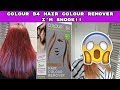 Colour B4 Extra Strength on Red Hair | Hair Dye remover
