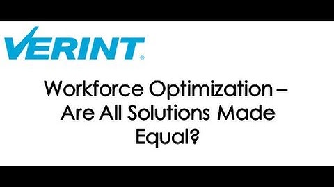 Workforce Optimization - Are All Solutions Created Equal?