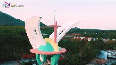 Giáo xứ Russeykeo - Trùng tu tháp chuông đón mừng hồng ân 50 năm tại Việt Nam