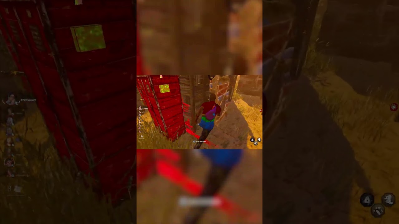 Longest chase in 2v8 #dbd #dbdshorts #shorts #deadbydaylight #funny
