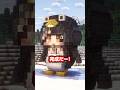 ググガガペンギンのお家を作ってあげた #マイクラ #マインクラフト #minecraft #shorts