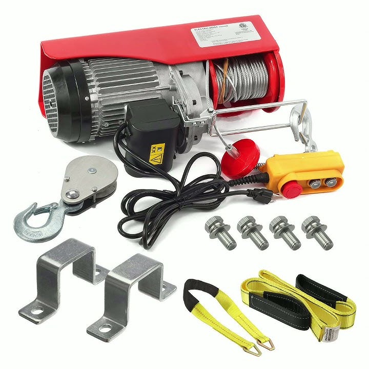 Electric Hoist Crane Remote Control Power System 2200lbs Overhead Crane ...