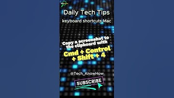Copy a screenshot to the clipboard with Cmd + Conrol + Shift + 4   | #mac  #savetime #foryou #viral