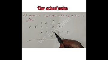 5 th Std Maths-Term1- Unit 2.Numbers- Exercise 2.5- Q.no.2)c.- Page no.:39- Our School Notes