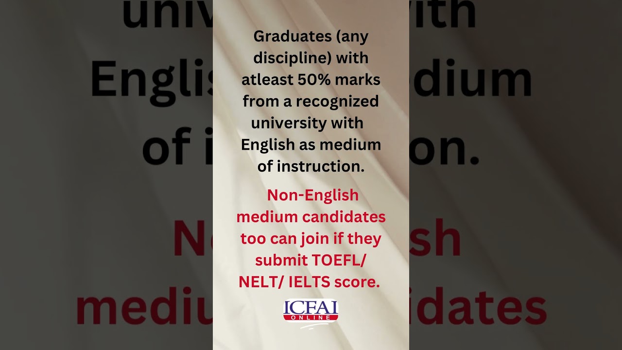 Who can Enroll in ICFAI Online MBA Program | ICFAI Online