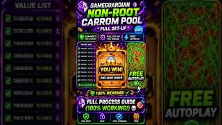 Game guardian Carrom pool hack    #freeautoplay#viral#carrompool