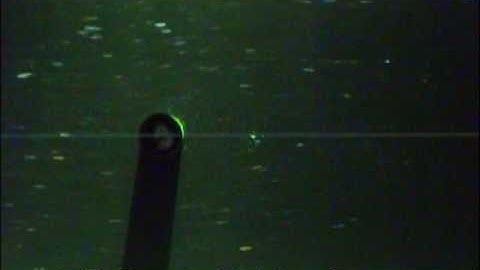 Rotational Cylinder @ 0.43 m/sec in a water tunnel with Flow Visualization Settings