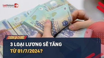 Cải Cách Tiền Lương: 3 Loại Lương Sẽ Tăng Từ Ngày 01/7/2024 | LuatVietnam