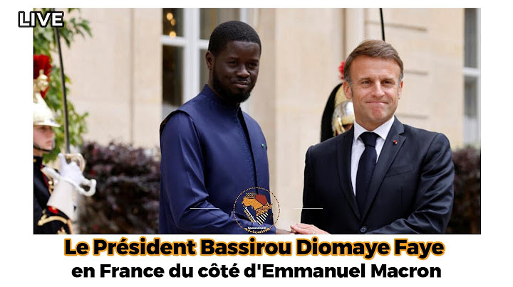 Le discours complet du Président Bassirou Diomaye Faye en France